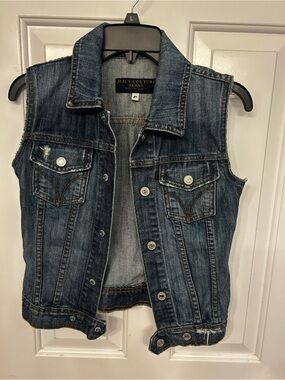 Juicy Couture Light Blue Denim Jacket with Gold Logo